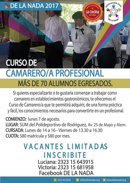 NUEVOS CURSOS EN GENERAL RODRIGUEZ