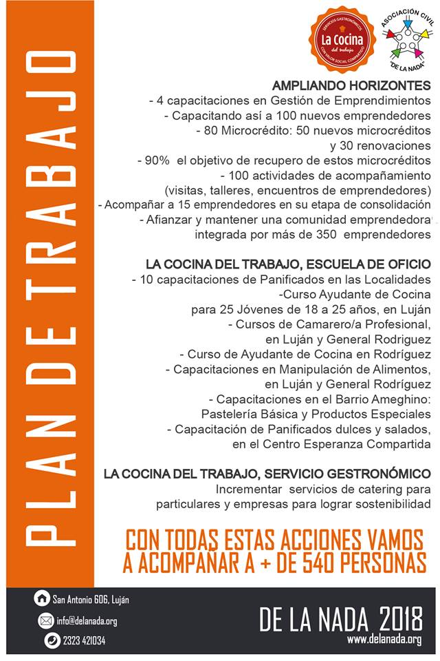 LANZAMIENTO » PLAN DE TRABAJO 2018″